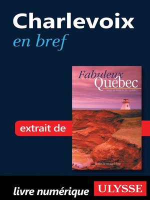 cover image of Charlevoix en bref